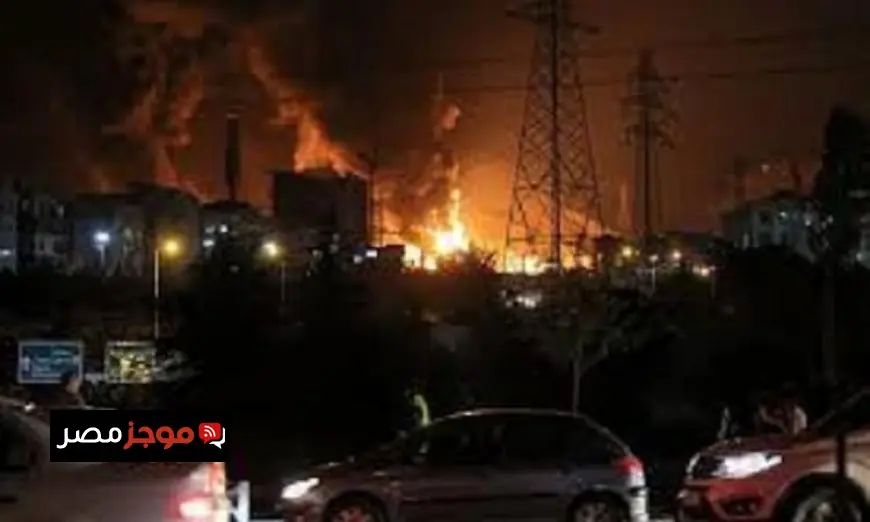 حريق ضخم في مصفاة نفط إسرائيلية نتيجة هجوم جوي بالصواريخ