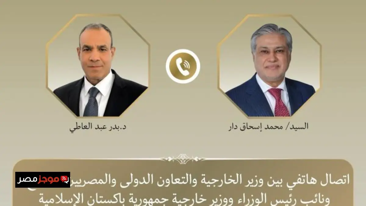 وزير الخارجية يناقش مع نظيره الباكستاني تطورات المفاوضات بين أمريكا وإيران