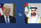 الرئيس الإماراتي يتناقش مع نظيره الأمريكي حول المستجدات الإقليمية الهامة
