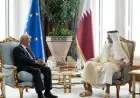 أمير قطر ورئيس المجلس الأوروبي يناقشان التطورات الإقليمية والدولية وأهم القضايا المشتركة