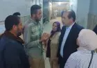 نائب وزير الصحة يقوم بزيارة مفاجئة لمستشفى 6 أكتوبر المركزي ويتخذ إجراءات التحقيق ضد المقصرين