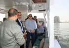 سويلم يجري جولة ميدانية لتفقد حالة نهر النيل وجسوره في القاهرة والجيزة