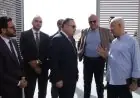 وزير التعليم العالي يقوم بجولة تفقدية في الحرم الجامعي الجديد لجامعة سنجور في برج العرب
