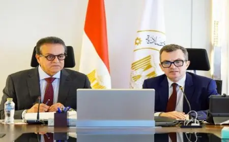 وزيرا الصحة والتخطيط يبحثان خطة استثمارية طموحة لوزارة الصحة لعام 2026 2027