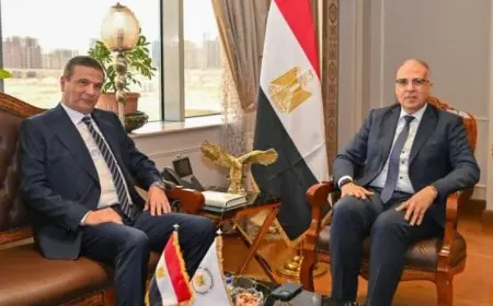 اجتماع وزيري الري والزراعة لمناقشة مشاريع التعاون والموضوعات المشتركة بين الوزارتين