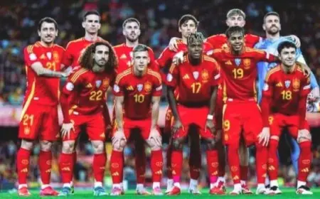 تشكيلة إسبانيا لمواجهة مصر في إعدادات كأس العالم بقيادة لامين يامال في الهجوم