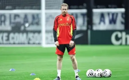 دي بروين يصرح بأن الفريق بحاجة إلى تحسين كبير قبل كأس العالم وليس جاهزًا للمنافسة في المونديال