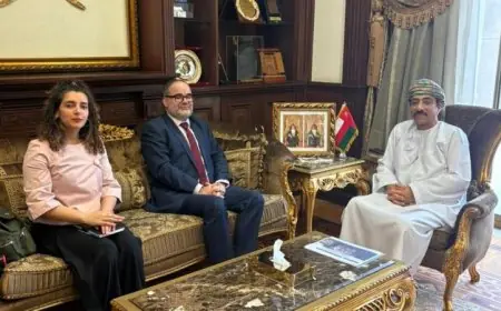 سفير عمان في القاهرة يعلن التزام السلطنة القوي بدعم وكالة الأونروا سياسيا وماليا