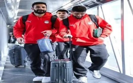 بعثة منتخب مصر تعود من إسبانيا بعد تعادل مثير مع الماتادور