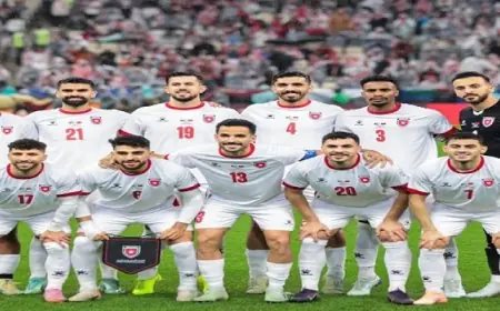 المنتخب الأردني يحقق إنجازًا بالتقدم مركزًا في تصنيف فيفا ويصل إلى المرتبة 63 عالميًا