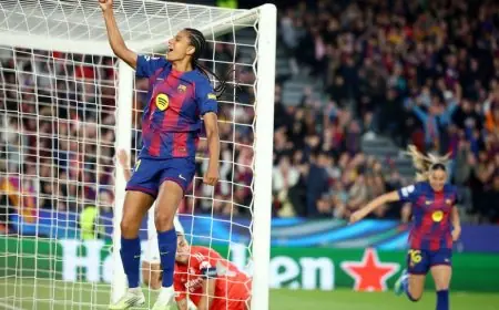 سيدات برشلونة يحققن انتصارا ساحقا على ريال مدريد بسداسية في دوري الأبطال