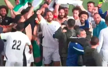 القناة تتألق وتضمن صعودها للدوري الممتاز بفوز رائع على مسار بثنائية ساحقة