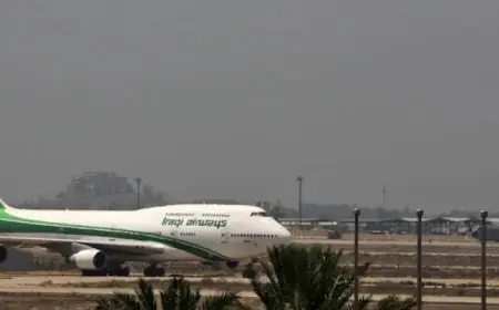 العراق يعلن تمديد إغلاق الأجواء أمام حركة الطيران لمدة أسبوع إضافي