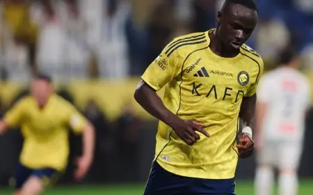 ساديو ماني يتألق ويتجاوز كريستيانو رونالدو في مواجهة النصر والنجمة