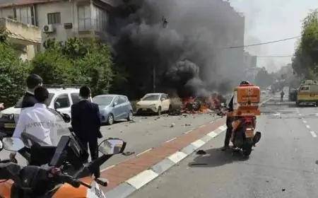 الجيش الإسرائيلي يعلن عن سقوط شظايا صواريخ عنقودية في تل أبيب