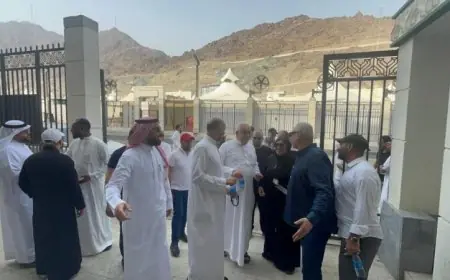بعثة السياحة تستكشف المخيمات في المشاعر المقدسة قبل أسابيع من موسم الحج مع صور حصرية