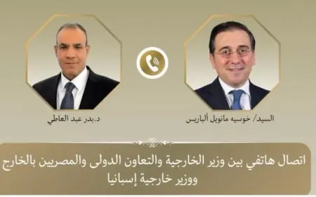 وزير الخارجية يتحدث مع نظيره الإسباني حول جهود مصر في تهدئة التوترات الإقليمية