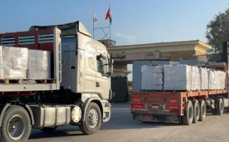 الهلال الأحمر يعلن عن قافلة “زاد العزة” الـ170 محملة بـ3290 طن من المساعدات الإنسانية