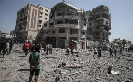 استشهاد فلسطيني في قصف إسرائيلي عنيف على مدينة غزة