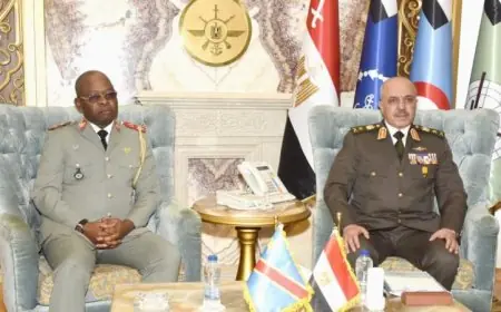 فيديو رئيس أركان حرب القوات المسلحة يتباحث مع نظيره الكونغولي حول آخر المستجدات العسكرية