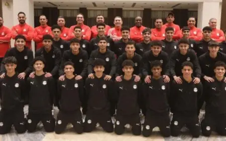 بعثة منتخب الناشئين تصل القاهرة بعد تأهلها لنهائيات أمم أفريقيا