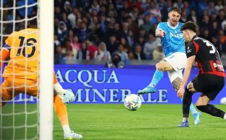 بوليتانو يتألق وينقل نابولي إلى المركز الثاني بعد الفوز على ميلان