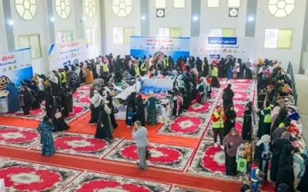 صندوق تحيا مصر يطلق معرض دكان الفرحة في سوهاج لتوزيع 50 ألف قطعة ملابس و6 أطنان من اللحوم على المحتاجين