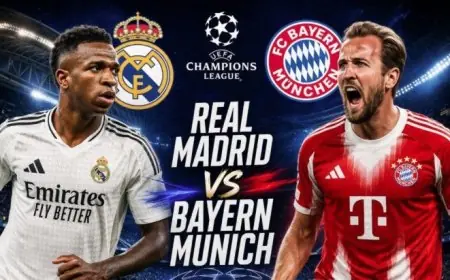 استمتع بمشاهدة مباراة ريال مدريد وبايرن ميونخ اليوم مباشر في دوري أبطال أوروبا