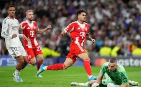 ريال مدريد يتعرض لهزيمة مفاجئة أمام بايرن ميونخ في ذهاب ربع نهائي دوري أبطال أوروبا فيديو