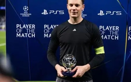 مانويل نوير يتألق كأفضل لاعب في مباراة ريال مدريد وبايرن ميونيخ بدوري أبطال أوروبا