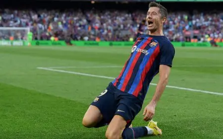 ميلان يسعى لضم ليفاندوفسكي بدون مقابل في صيف 2024