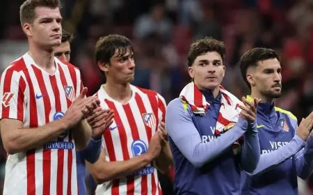 غيابات قوية تؤثر على تشكيلة أتلتيكو مدريد في مواجهة برشلونة بدوري أبطال أوروبا