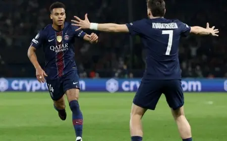 سان جيرمان يتفوق على ليفربول في الشوط الأول بفضل تسديدة مذهلة من دوي