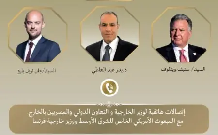 وزير الخارجية يتواصل مع الولايات المتحدة وفرنسا لتعزيز جهود التهدئة في لبنان