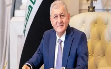 رئيس العراق يعبر عن تضامن بلاده مع لبنان ويدين العدوان الذي يتعرض له الشعب اللبناني