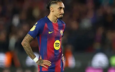 أرقام لا تُخطئ: تأثير إصابات رافينيا على أداء برشلونة في الموسم الحالي