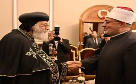 مفتى الجمهورية يحتفل بعيد القيامة مع البابا تواضروس الثاني والطوائف المسيحية