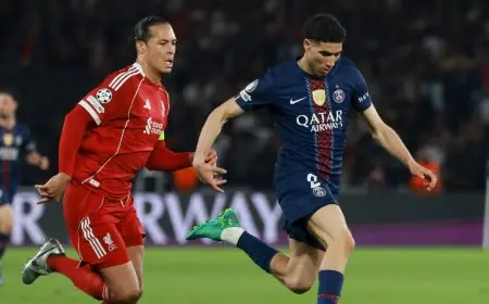 أسباب استبعاد أشرف حكيمي من المنافسة على أفضل لاعب إفريقي في الدوري الفرنسي