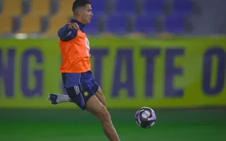 كريستيانو رونالدو يتطلع لتحطيم رقم عبد الرزاق حمد الله القياسي في مواجهة النصر ضد الأخدود