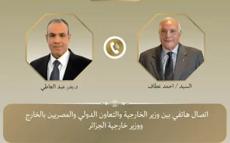 وزير الخارجية يناقش مع نظيره الجزائري استراتيجيات خفض التصعيد في المنطقة