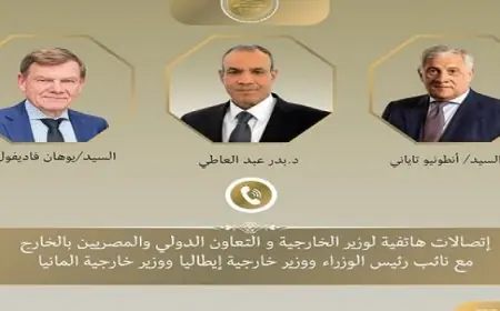 وزير الخارجية يناقش جهود خفض التصعيد مع نظيريه الألماني والإيطالي