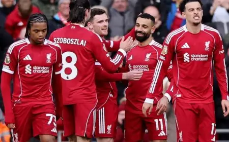 صلاح وريو يقودان ليفربول نحو دوري أبطال أوروبا بتسجيل هدفين حاسمين