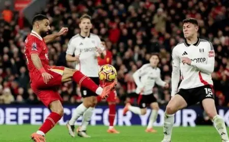 ليفربول يعود إلى سكة الانتصارات بفوز مثير على فولهام في الدوري الإنجليزي فيديو