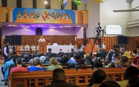 الاحتفال بعيد القيامة المجيد في كاتدرائية جميع القديسين بالزمالك من قبل الكنيسة الأسقفية