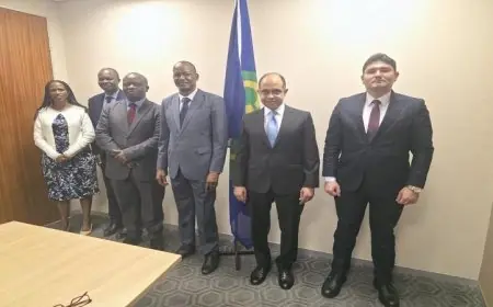 سفير مصر الجديد في جنوب إفريقيا يقدم أوراق اعتماده كممثل دائم لدى تجمع سادك