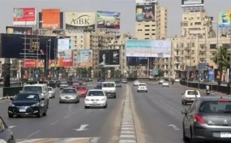 استمرار انسيابية الحركة المرورية في أغلب محاور القاهرة والجيزة اليوم الأحد