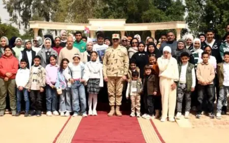 احتفال الجيوش الميدانية والمناطق العسكرية بيوم اليتيم وسط فرحة الأطفال بالصور