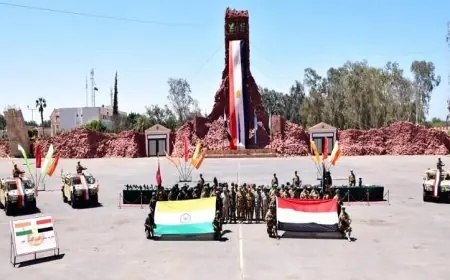 المتحدث العسكري يكشف عن بدء التدريب المشترك بين مصر والهند تحت مسمى إعصار-4