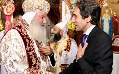 سفير مصر في إيطاليا يهنئ الجالية القبطية برسالة من الرئيس السيسي