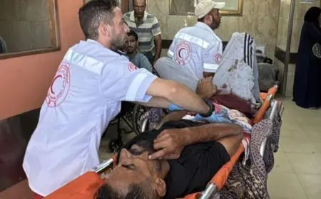 إصابات وسط الفلسطينيين جراء إطلاق نار الاحتلال في شمال غزة وقصف قوي يستهدف خان يونس